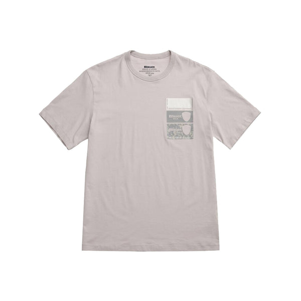 Blauer T-shirt T-shirt Uomo Palmer riflettente XXS P25 - BLAUERBLUH02197004547 - 933 - XXS - Francavilla Moda